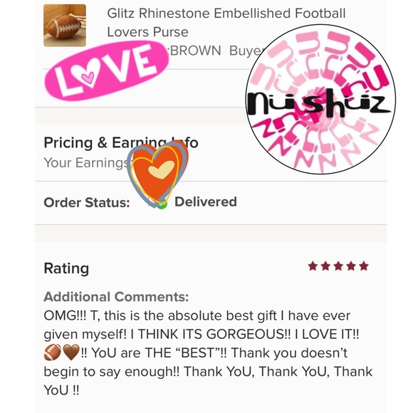 Raider Black & Silver Rhinestone Embellished Football Lover Purse - Picture 9 of 11